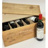 A case of twelve bottles of Chateau Montgrand- Milon Pauillac 1981. (12)