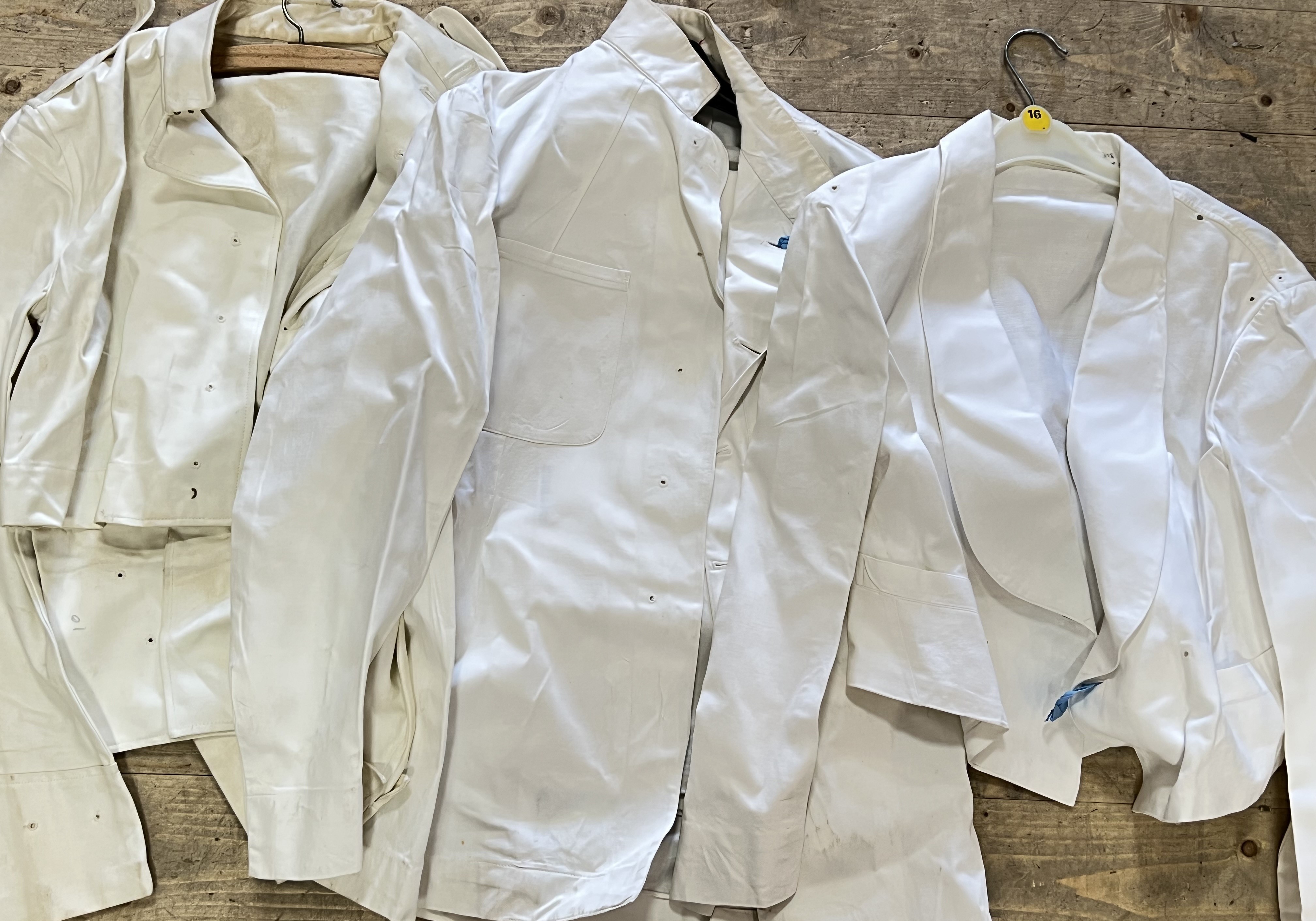 A mixed lot of Naval Officer's tropical white uniforms and mess kit - Image 3 of 4