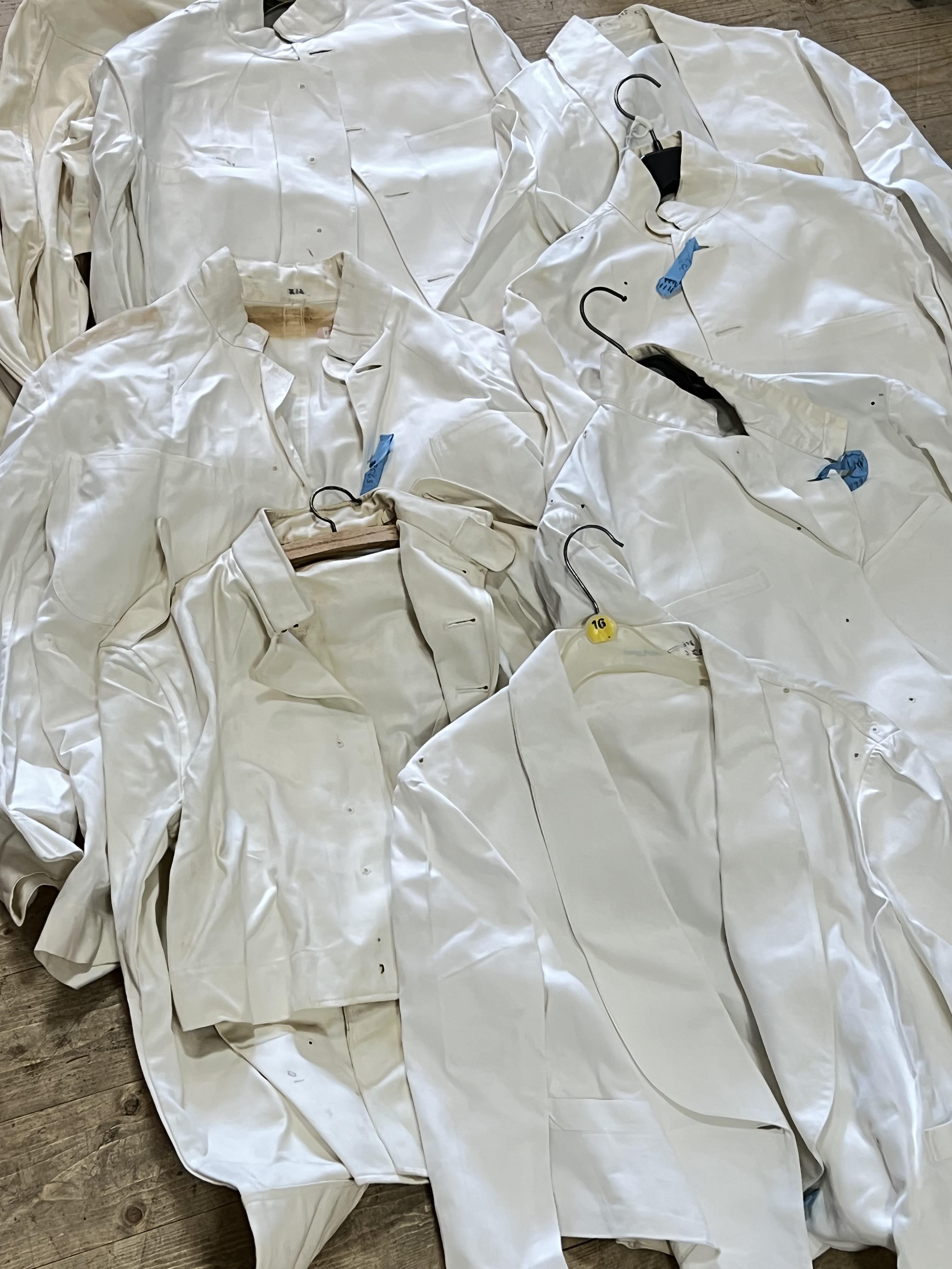 A mixed lot of Naval Officer's tropical white uniforms and mess kit - Image 4 of 4