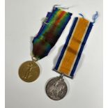 1914-19 British War and Victory medals, M16051 S,WILSON AR. CR. RN