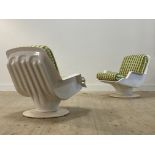 Richard Neagle for Sormani, a pair of Italian mid century Nike lounge chairs, circa 1960's, the