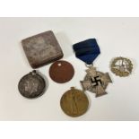 1914-19, British War medal and Victory medals 25807.3 AM. T. GLEN R.A.F. BWM missing suspender,