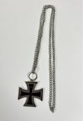 WWI German Iron Cross suspension ring marked KRG