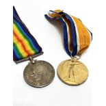 A pair of WWI general service medals, J Auld CZ 9528 O. TEL. R.N.V.R complete with ribbons. (2)