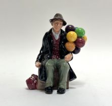 A Royal Doulton figure "The Balloon Man". (h-18cm) (no signs of chips or repairs) (marked verso)