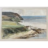 Elsie Dixon, Helmsdale Scotland, watercolour on paper, in a gilt glazed mounted frame. (36cmx52cm)