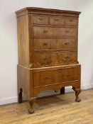 Property of the late Countess Haig: A walnut chest on stand in the George II style, circa 1920-30,