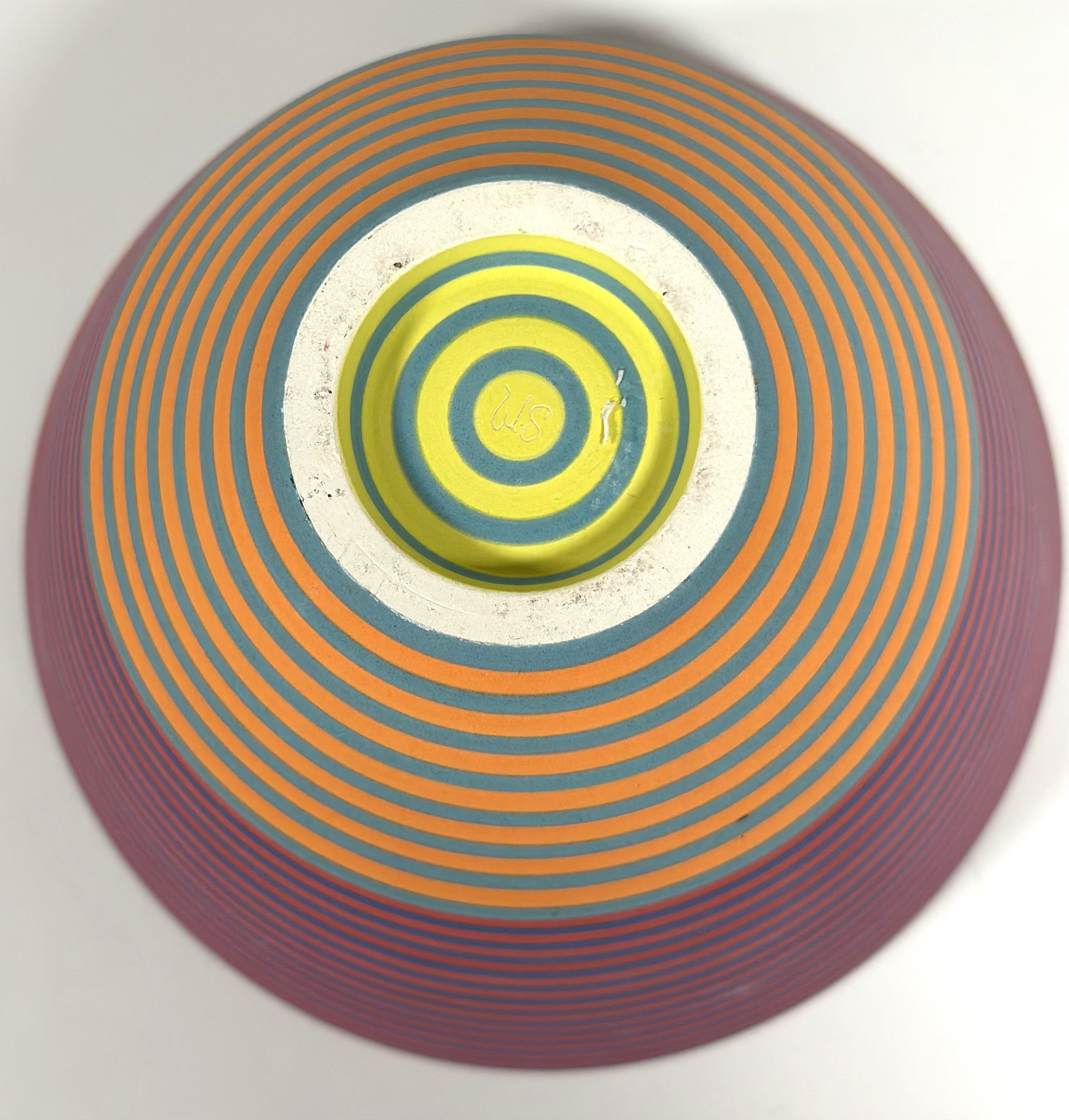 •Sara Moorhouse (b. 1974), Medium Angular Saturn Bowl, stoneware, decorated in concentric - Image 4 of 4