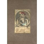 Property of the Late Countess Haig: a late 17th century portrait engraving, embellished, with