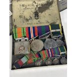 Trans-Jordan Frontier Force: a medal group and original photos comprising Defence Medal, War