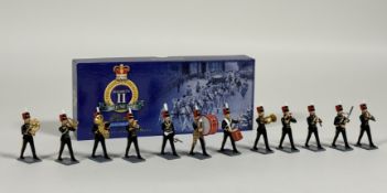 W. Britons Collectors Club, painted metal figures, Band of the 7th Hussars, Queen's Golden