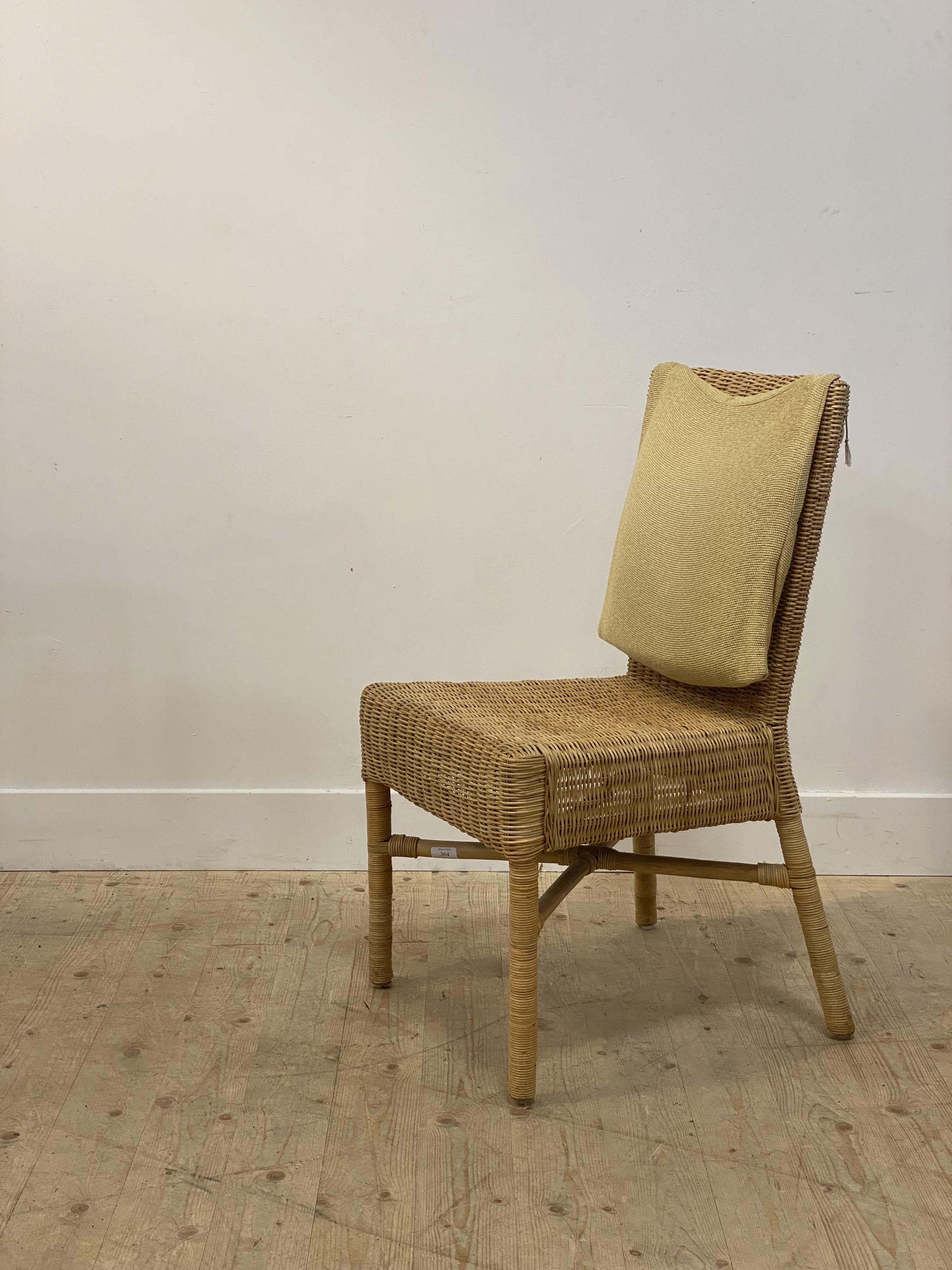 A Vintage wicker bistro chair H89cm