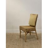 A Vintage wicker bistro chair H89cm