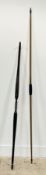 A Scottish archers bow, laminated construction with self nocks to ends, by E.Forte Galashields