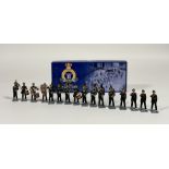 W. Britons Collectors Club, painted metal figures, The Gurkha Contingent, Pipe Band, Queen's