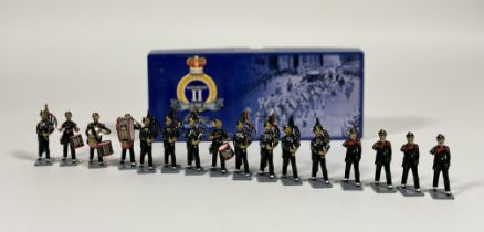 W. Britons Collectors Club, painted metal figures, The Gurkha Contingent, Pipe Band, Queen's