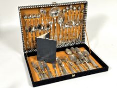 A Viners Epns set of Tabletop collection flatwarre fro for eleven places with serving spoons, soup