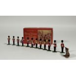 W. Britons Collectors Club, Centenary Series, painted metal figures, Scots Guards Colour Party (