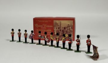 W. Britons Collectors Club, Centenary Series, painted metal figures, Scots Guards Colour Party (