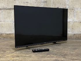 A Panasonic 39" flat screen LED TV with remote