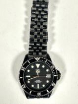 A Tag Heuer Swiss 1000 professional divers Stainless Steel sports quartz watch with revolving