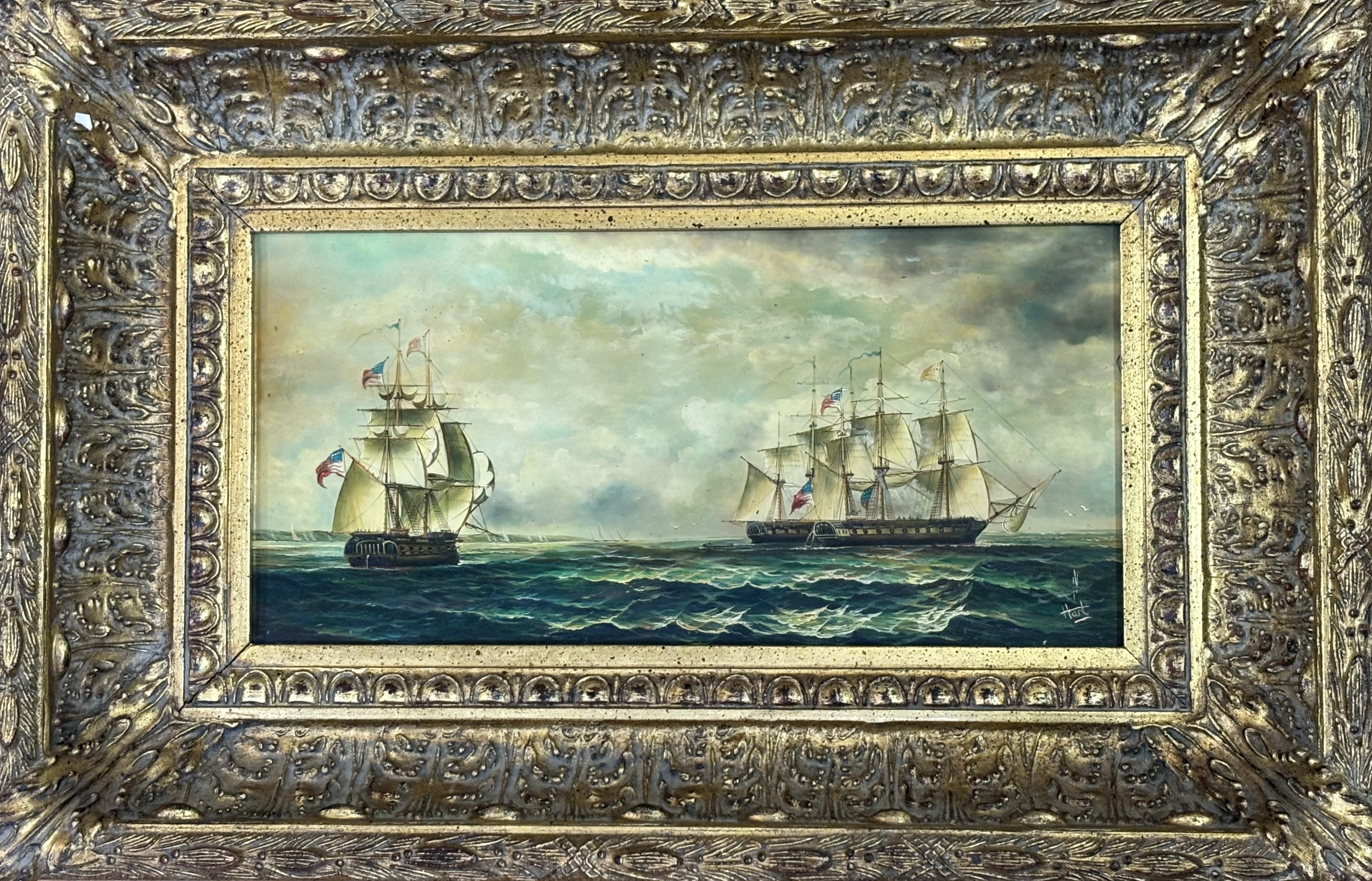 Hart, American master ships at sea