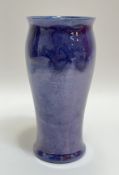 An early Moorcroft monochrome vase with blue/violet glaze (impressed mark verso) (h- 20cm)