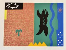 Alistair Mack, Land of Dreams, silkscreen print 1/10, signed and dated 1991 bottom left in pencil,