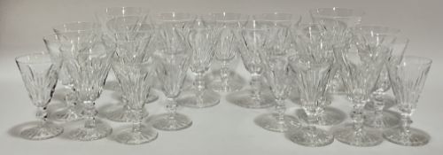 A group of Waterford cut crystal 'Eileen' pattern drinking glasses