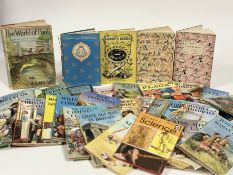 A collection of various books comprising The World of Pooh by A.A.Milne with illustrations by E.H.