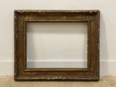 Property of the Late Countess Haig.  An 18th century gilt wood and gesso picture frame, possibly