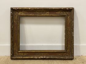 Property of the Late Countess Haig.  An 18th century gilt wood and gesso picture frame, possibly