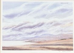 A.J.Cartmell Crossley, West Coast Seascape, print 170/200, signed, titled bellow, gallery stamp