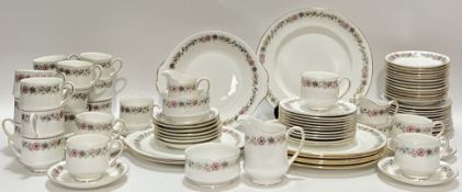A Paragon China 'Belinda'/Royal Albert tea/coffe and dinner service with floral and gilt decoration