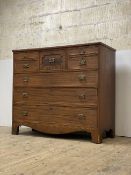 A Scottish Regency period inlaid mahogany chest of drawers