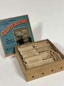 A Danish Arkitekt Fangels Connector set number 151 in original pine box, missing instructions, (H