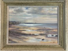 Alan Ardies (Irish 1918-2014), Morning, St John's Point, Killough, oil on canvas signed bottom