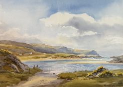 Robert Egginton (Irish,1943-), Glencolumbkille, County Donegal, watercolour and pencil on paper,