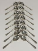 A partial silver flatware service, C. & Co., Sheffield 1965