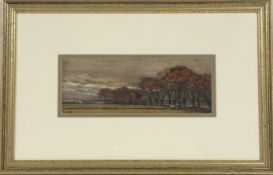 Tom Scott R.S.A., R.S.W (Scottish, 1854-1927), Autumn Ploughing, signed lower left ,watercolour