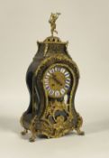 A French boulle work bracket clock in the Louis XV style, second half of the 19th century