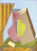 British School, mid-20th Century, Cubist Composition of a Vase
