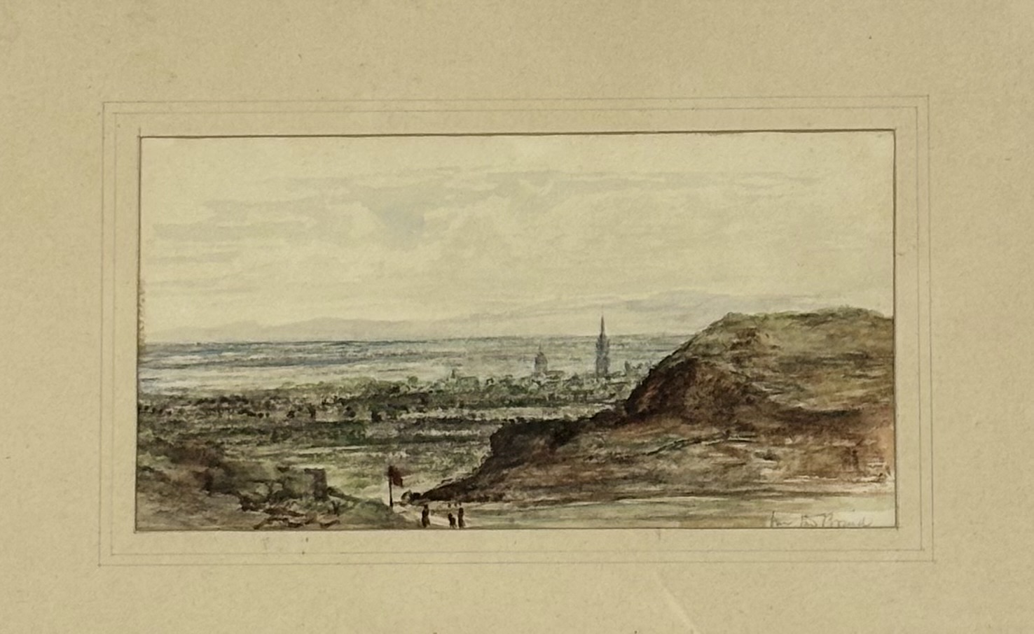 William Brodie R.S.A. (Scottish, 1815-1881), Three Views of the City of Edinburgh, watercolour - Image 2 of 4