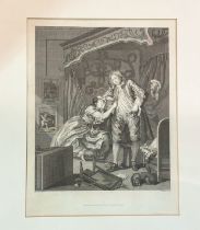 After William Hogarth, "Before" and "After", a pair of line engravings by Thomas Cook, pub. 1798