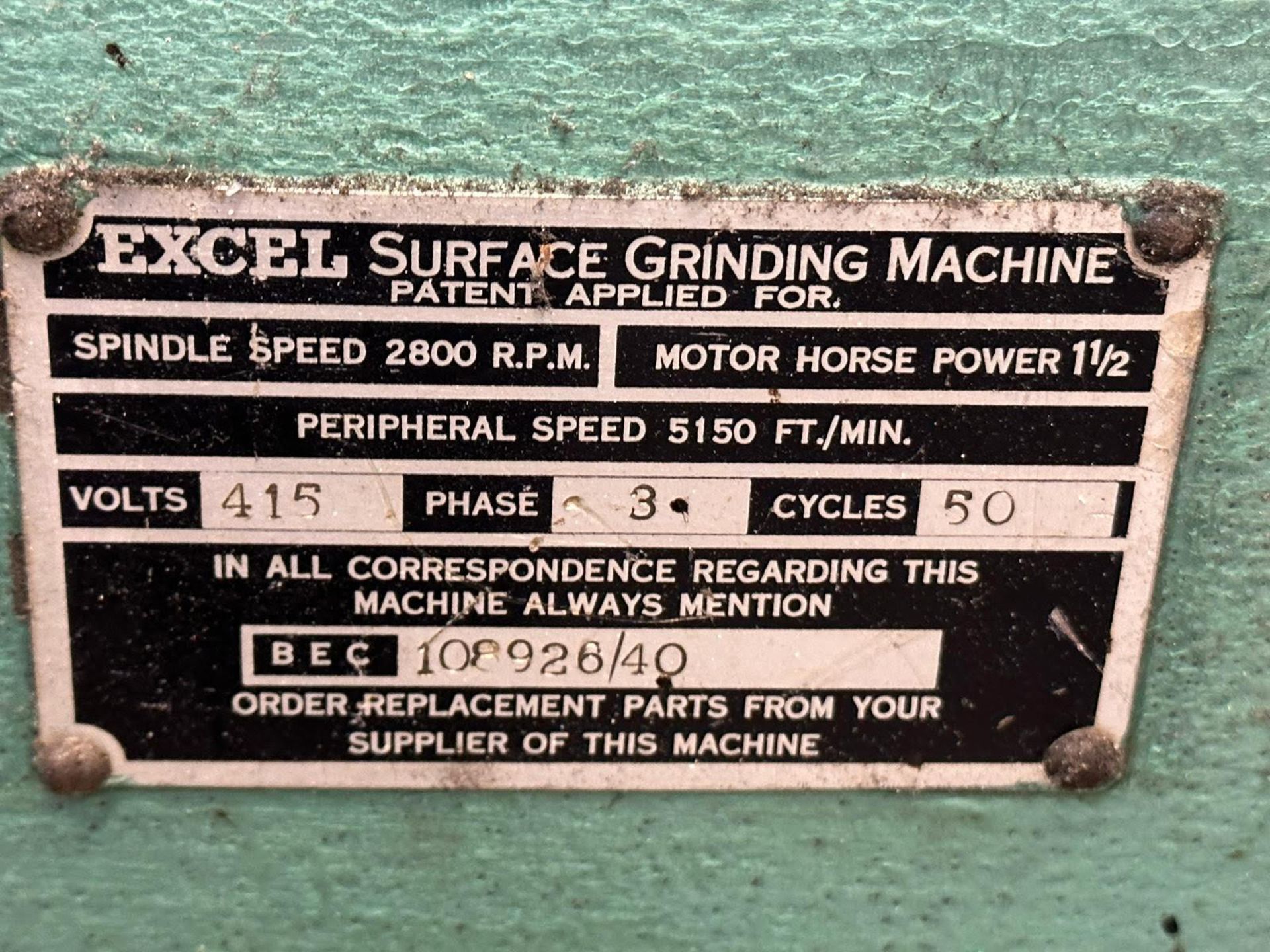 Excel surface grinder and Naerok bandsaw - Image 12 of 12