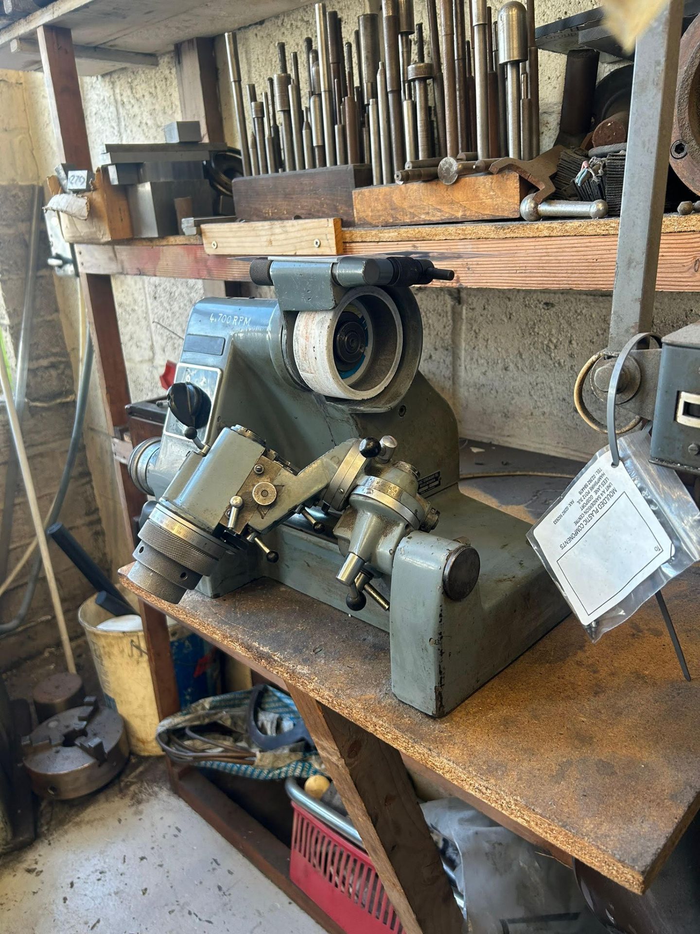 Alexander die sinking lathe, AEG tool sharpener and Franz Kuhlmann KG Stylus grinding machine - Image 8 of 8