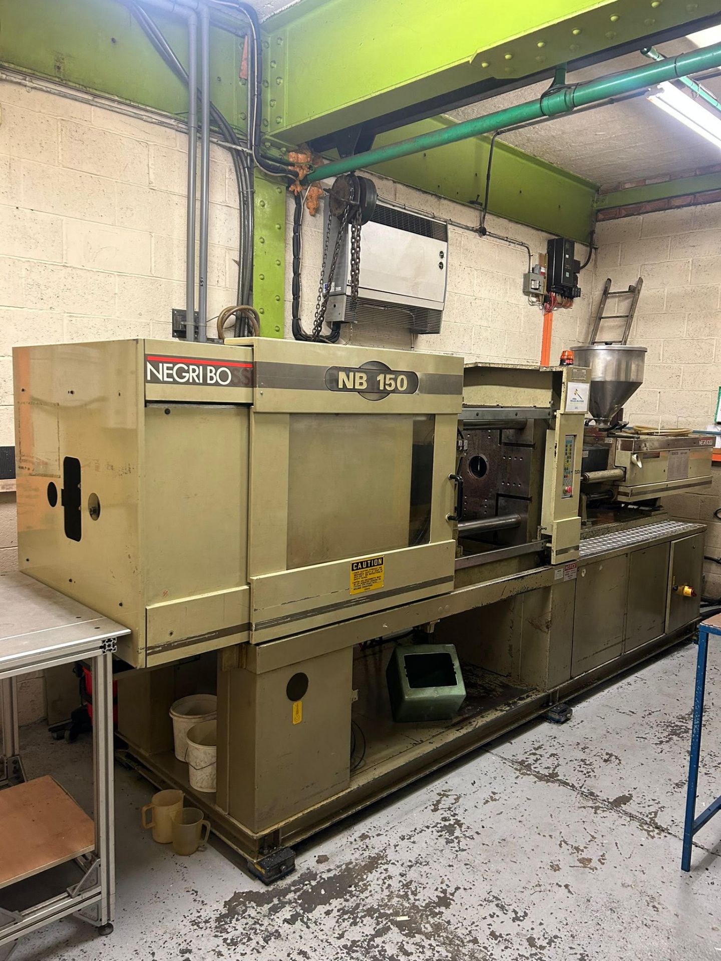 Negri Bossi NB150 injection moulding machine to include Dimigraphic display and TEW attachment