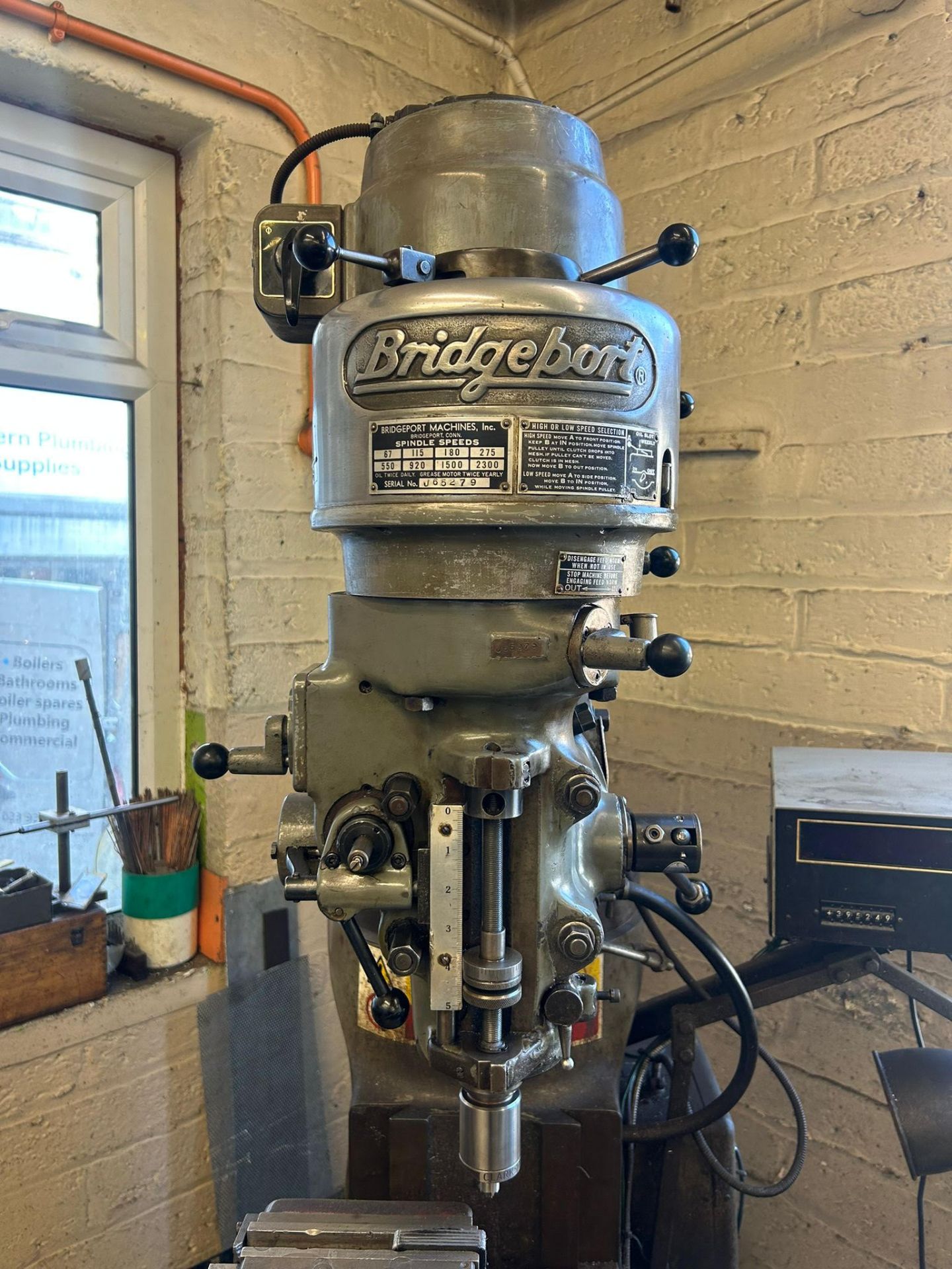 Adcock & Shipley Bridgeport vertical milling machine - Image 2 of 6