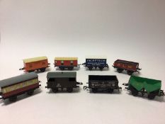 Hornby O gauge selection of unboxed tinplate Wagons and Rolling Stock, plus other manufacturers (40+