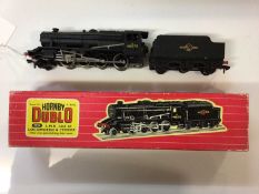 Hornby Dublo OO gauge LMR 2-8-0 4F Class locomotive & tender 48073 & 2224